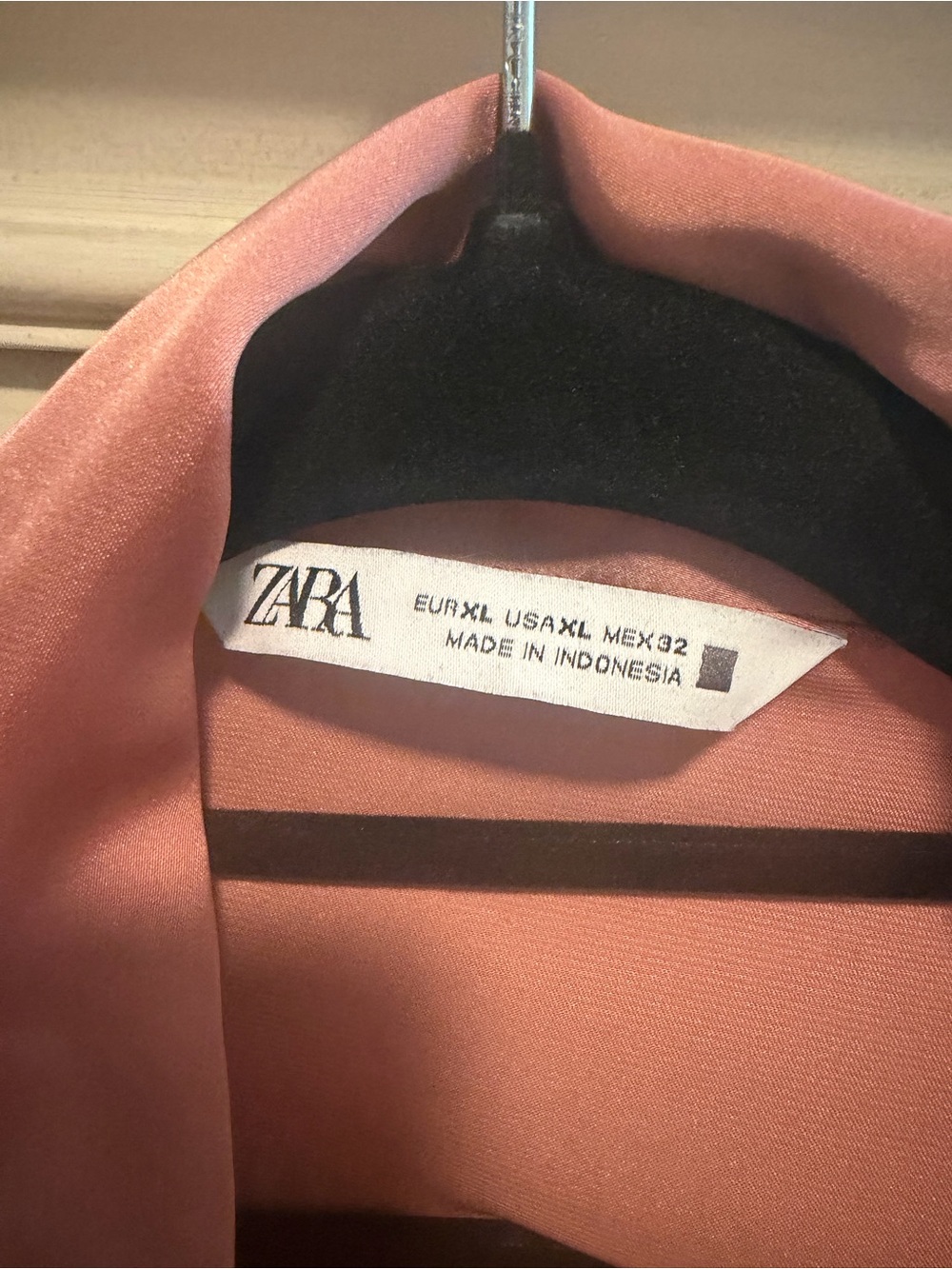ZARA Dusty Rose Blazer button down blouse
